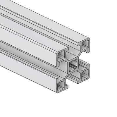 10-3030-0-100MM MODULAR SOLUTIONS EXTRUDED PROFILE<BR>30MM X 30MM, 6063 T6, CUT TO THE LENGTH OF 100 MM